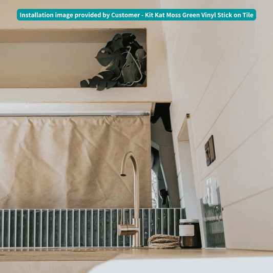 Kit Kat Stick on Tile - Moss Green