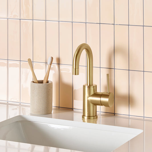 Large Kit Kat Stick on Tile - Butter Terracotta