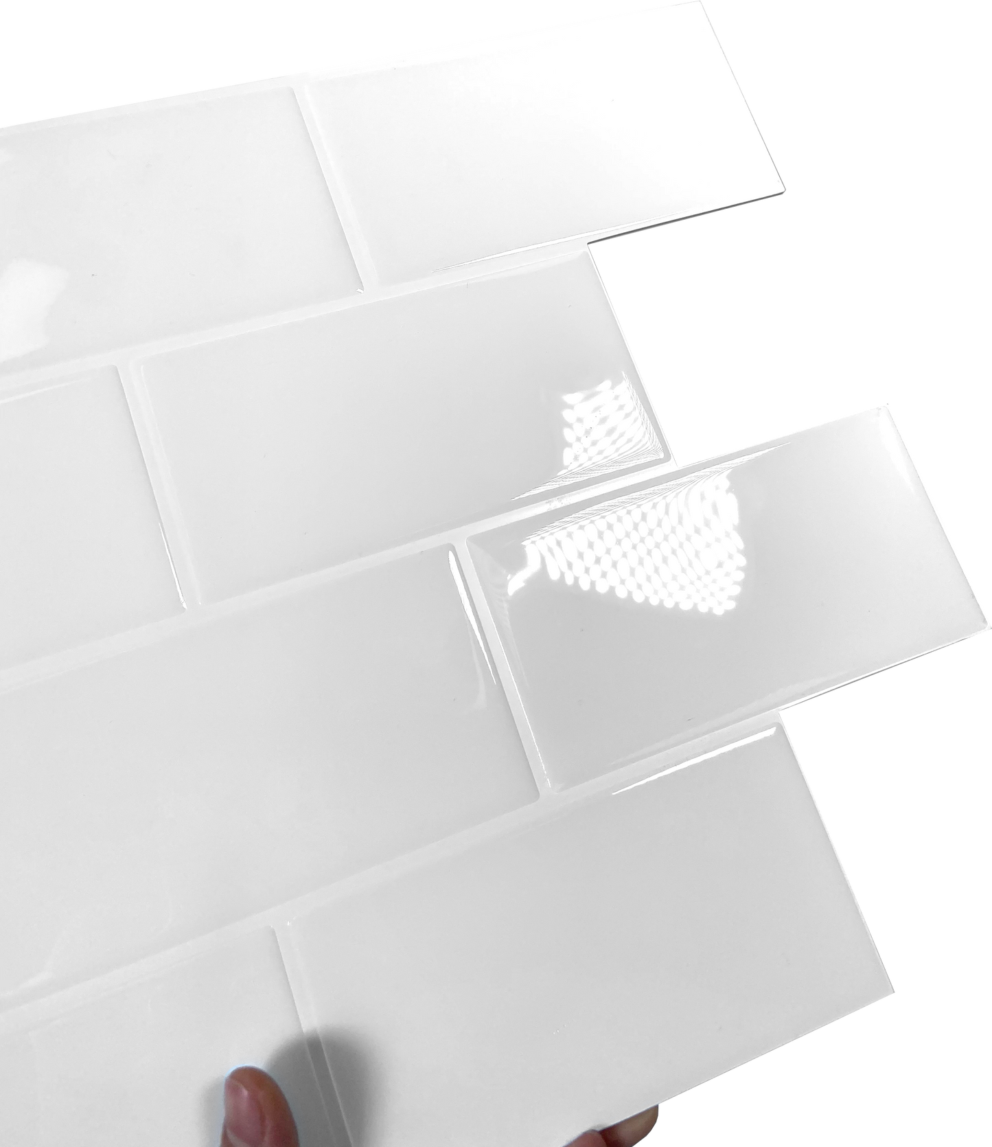 Subway Stick on Tile - White