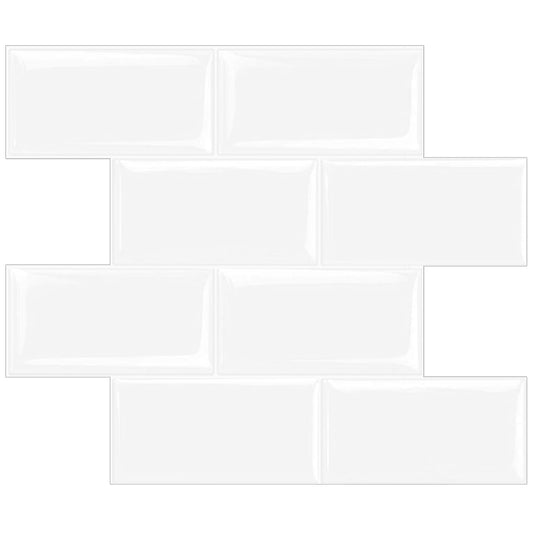 Subway Stick on Tile - White