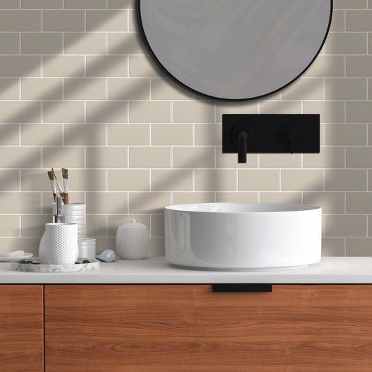 Subway Stick on Tile - Stone