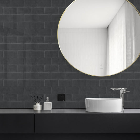 Subway Stick on Tile - Dark Grey