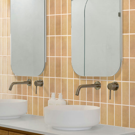 Large Kit Kat Stick on Tile - Terracotta