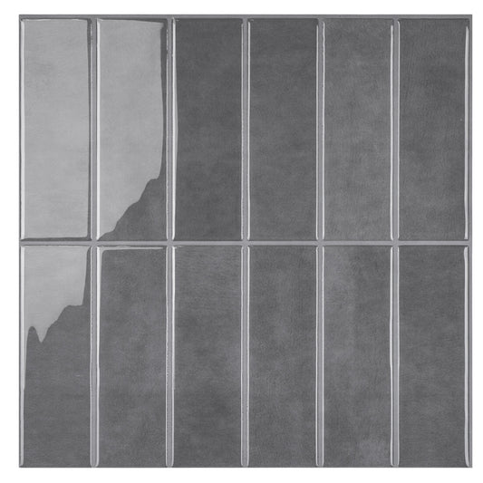 Large Kit Kat Stick on Tile - Dark Grey