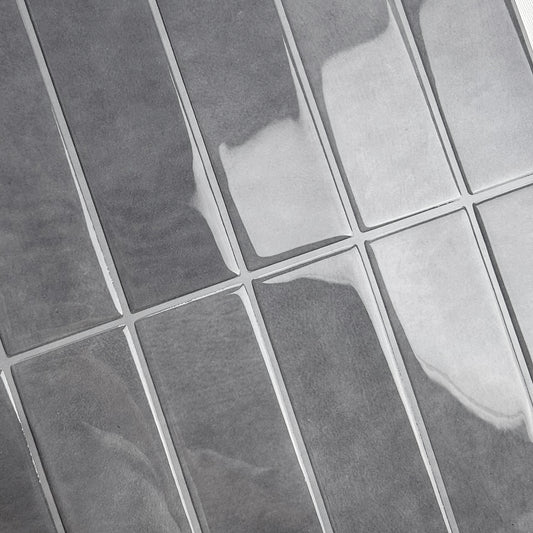 Large Kit Kat Stick on Tile - Dark Grey