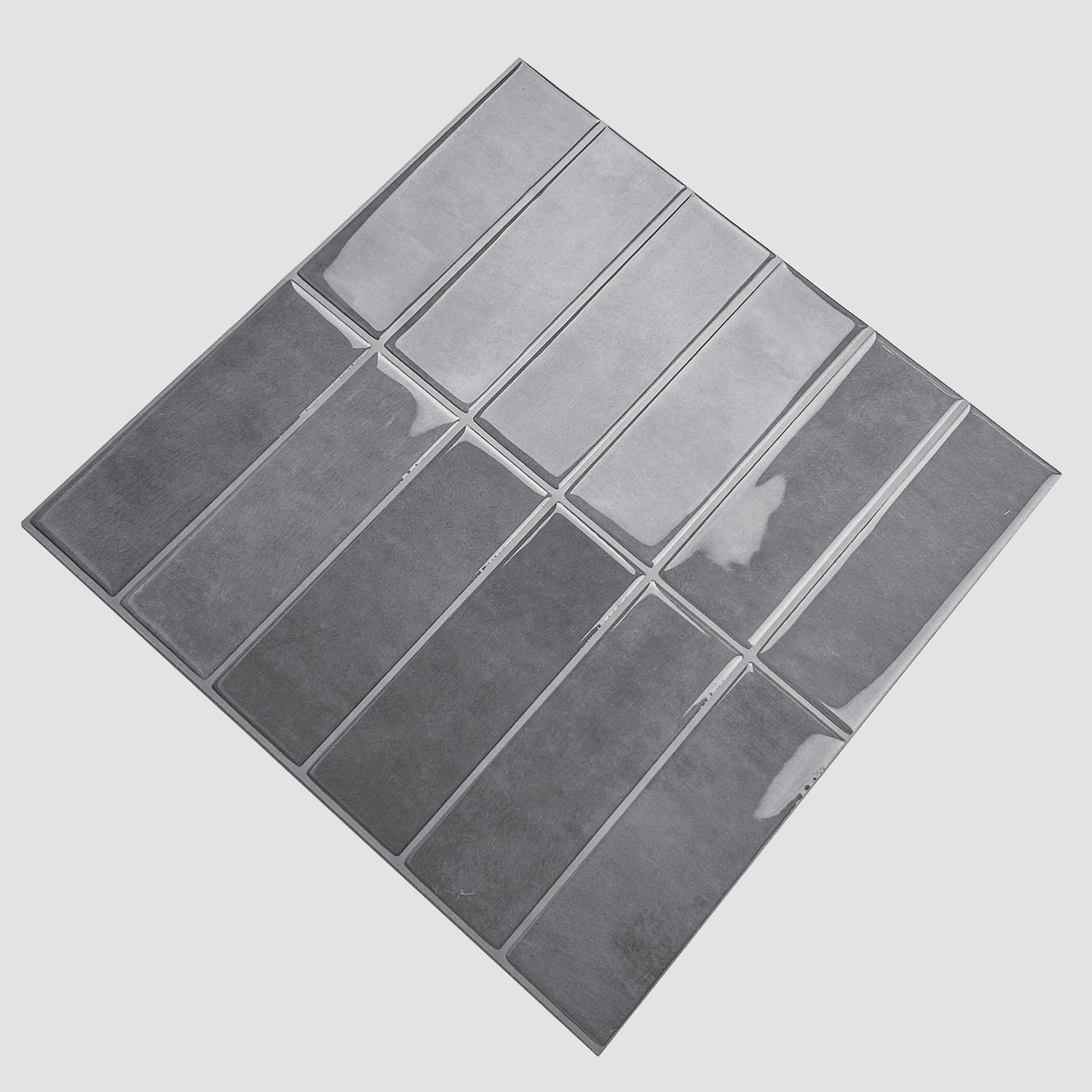 Large Kit Kat Stick on Tile - Dark Grey