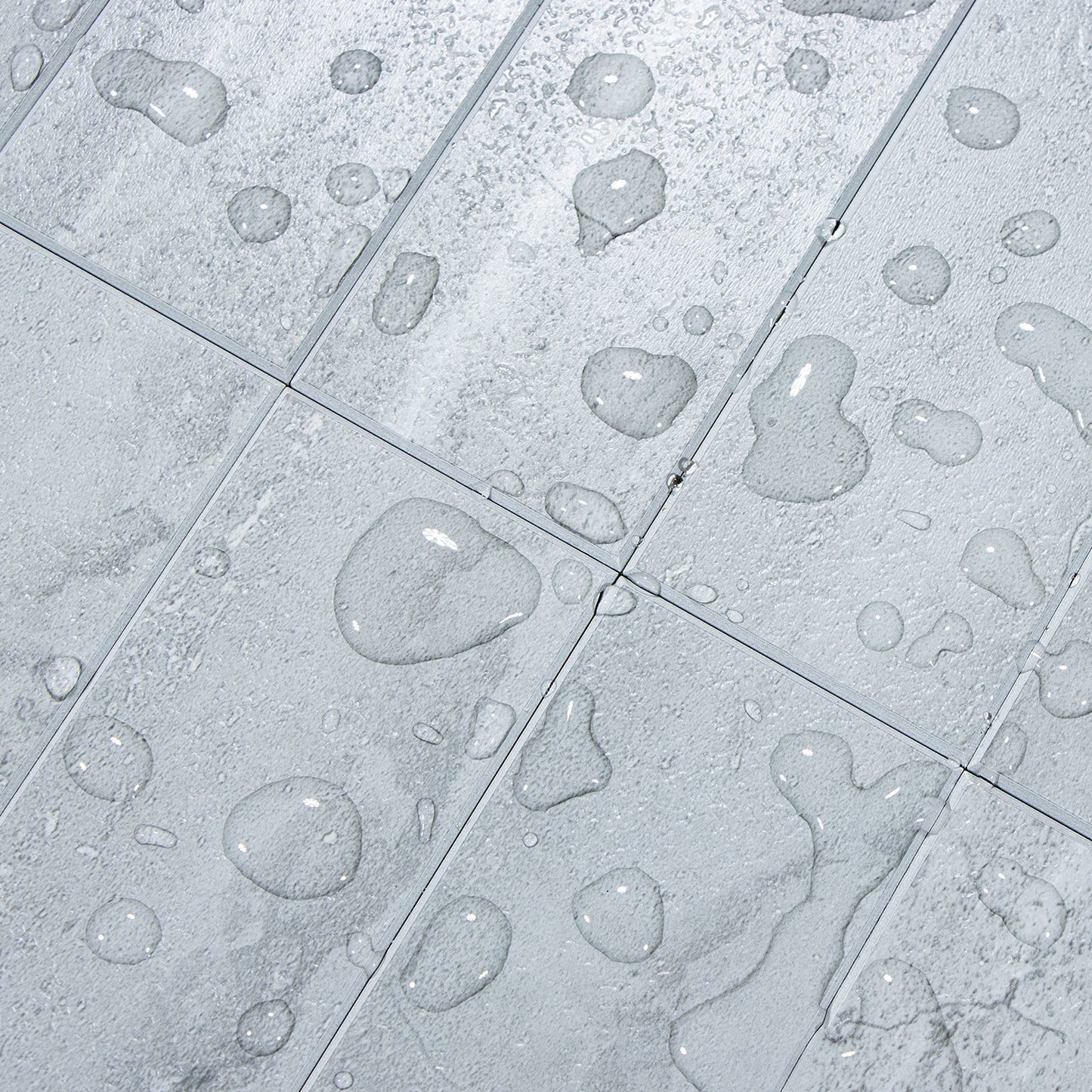 Kit Kat Stick on Composite Tile - Grey Stone