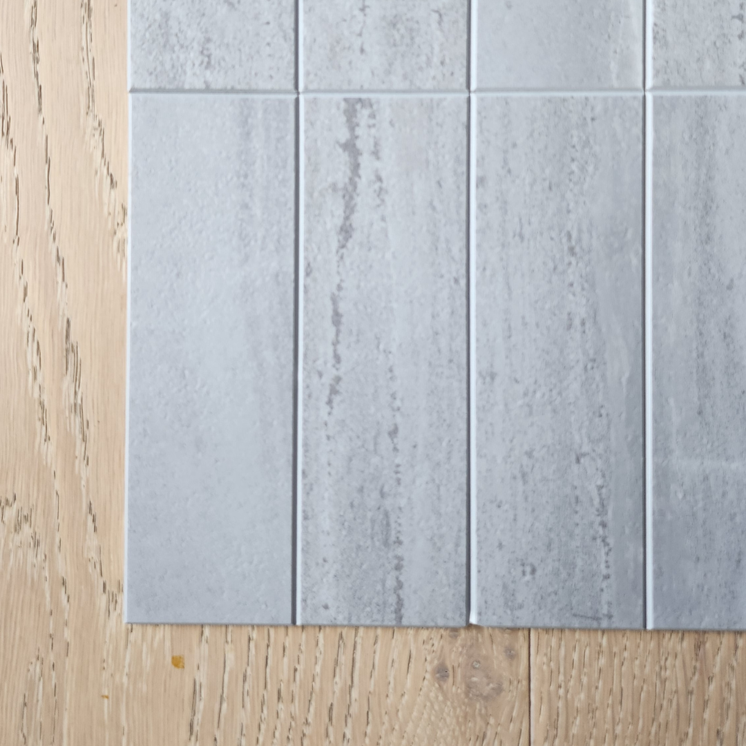Kit Kat Stick on Composite Tile - Grey Stone