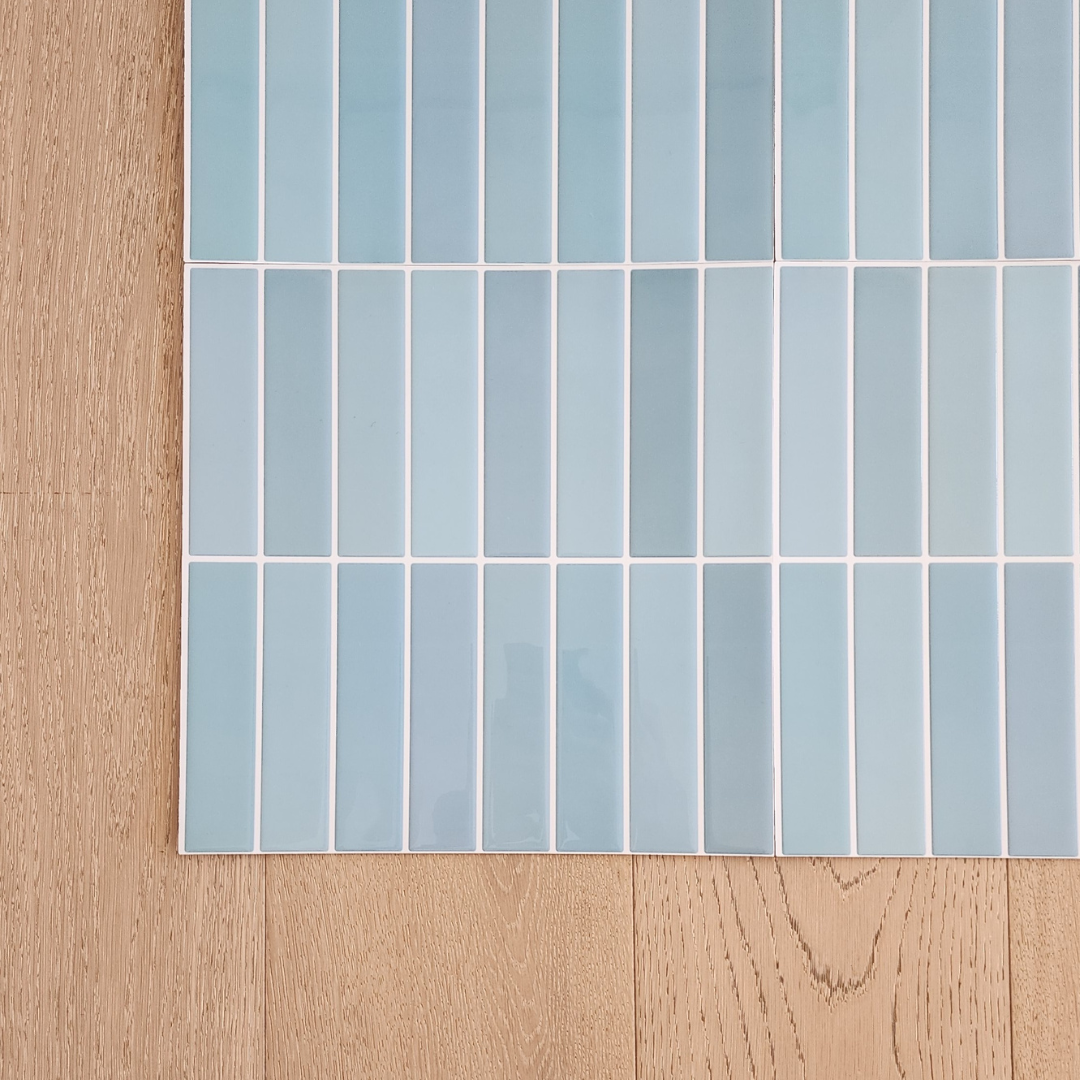 Kit Kat Stick on Tile - Pale Blue