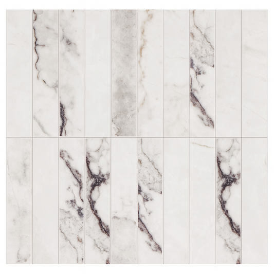 Kit Kat Stick on Composite Tile - New York Honed