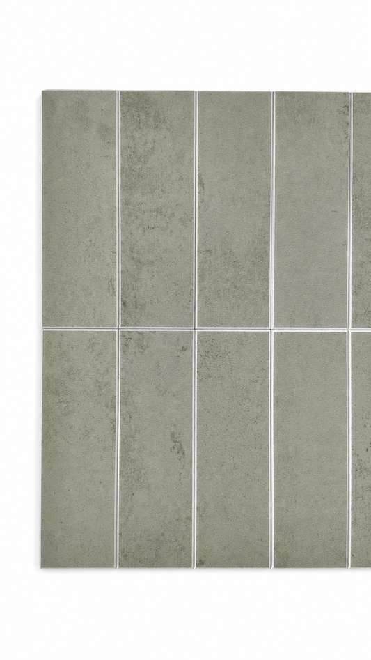 Large Kit Kat Stick on Composite Tile - Antique Matte Sage Green