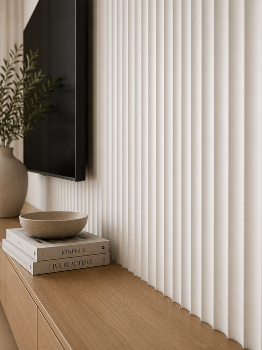 Scallop Timber Panels - Primed
