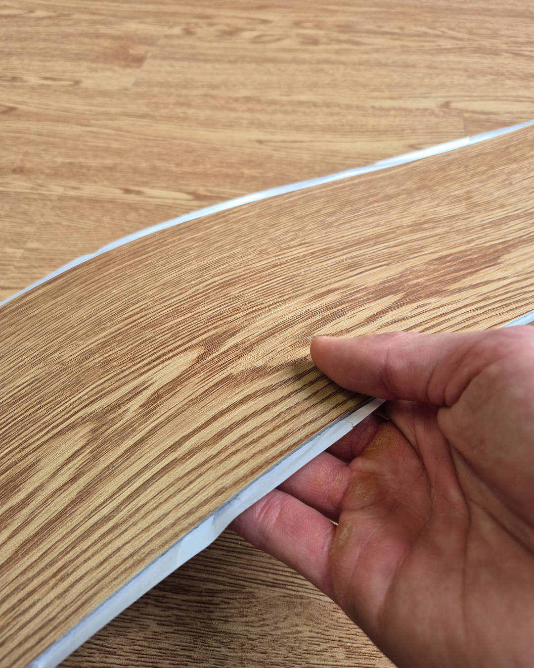 Vinyl Floor Planks Stick on Tile - Warm Oak