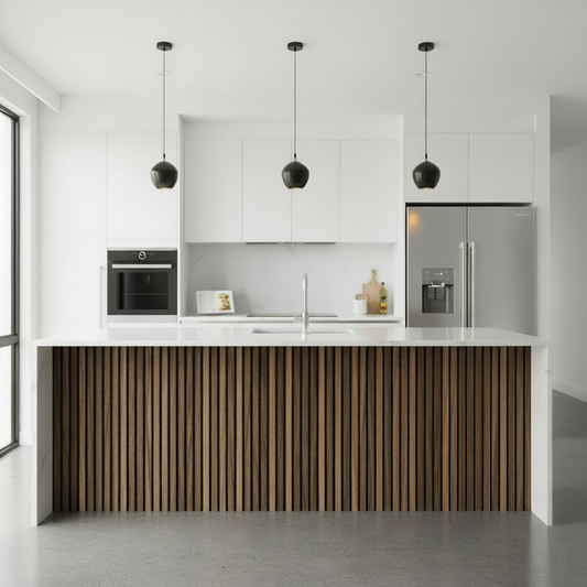 Acoustic Peel & Stick Panels - Walnut