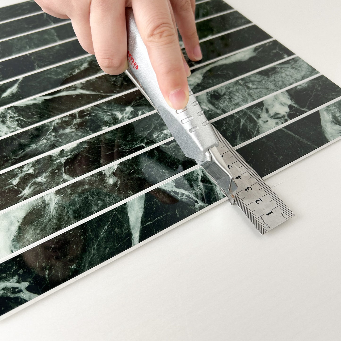 Kit Kat Stick on Composite Tile - Green Verdi