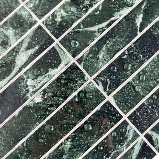 Kit Kat Stick on Composite Tile - Green Verdi