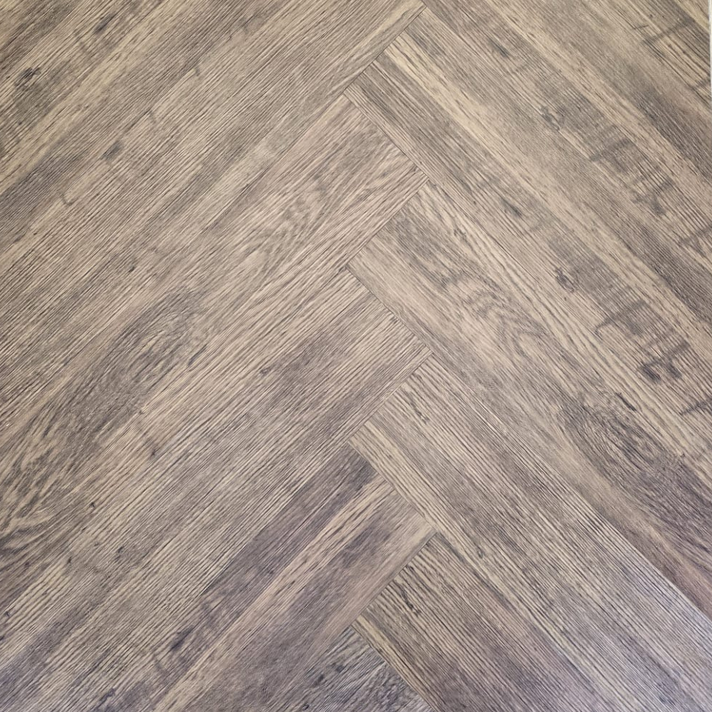 Vinyl Floor Planks Stick on Tile - Dark Walnut
