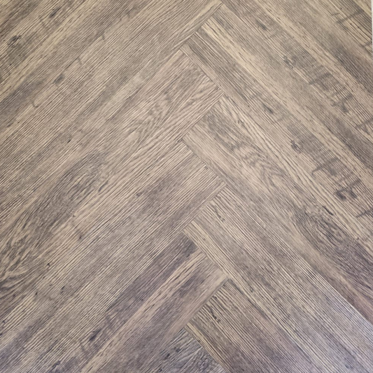 Vinyl Floor Planks Stick on Tile - Dark Walnut