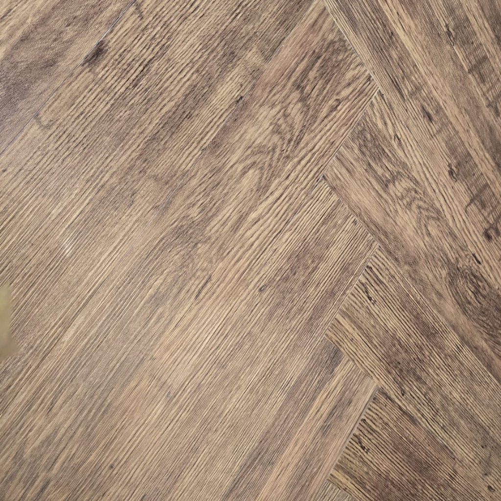 Vinyl Floor Planks Stick on Tile - Dark Walnut