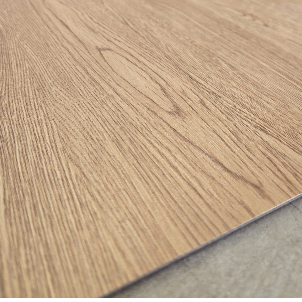 Vinyl Floor Planks Stick on Tile - Warm Oak
