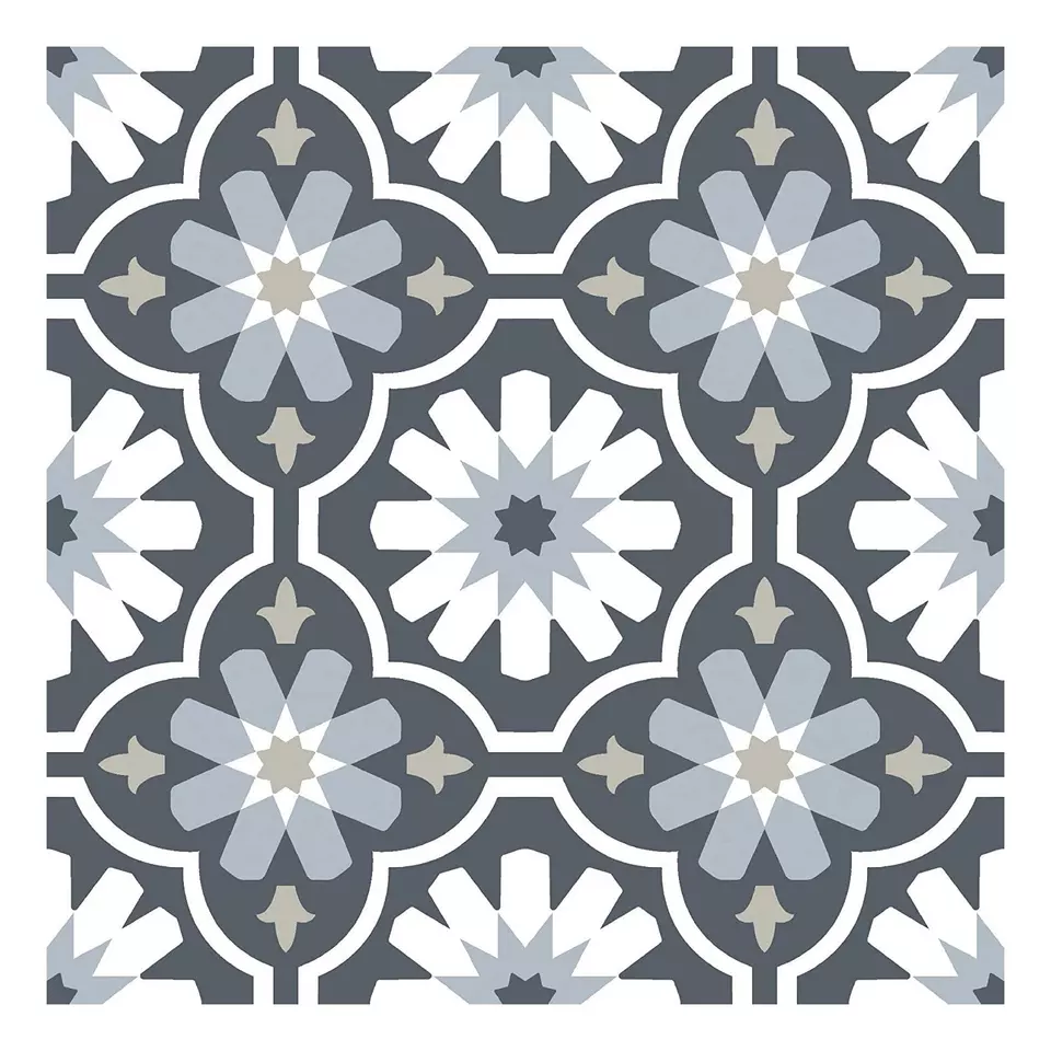 Vinyl Floor Stick on Tile - Moroccan