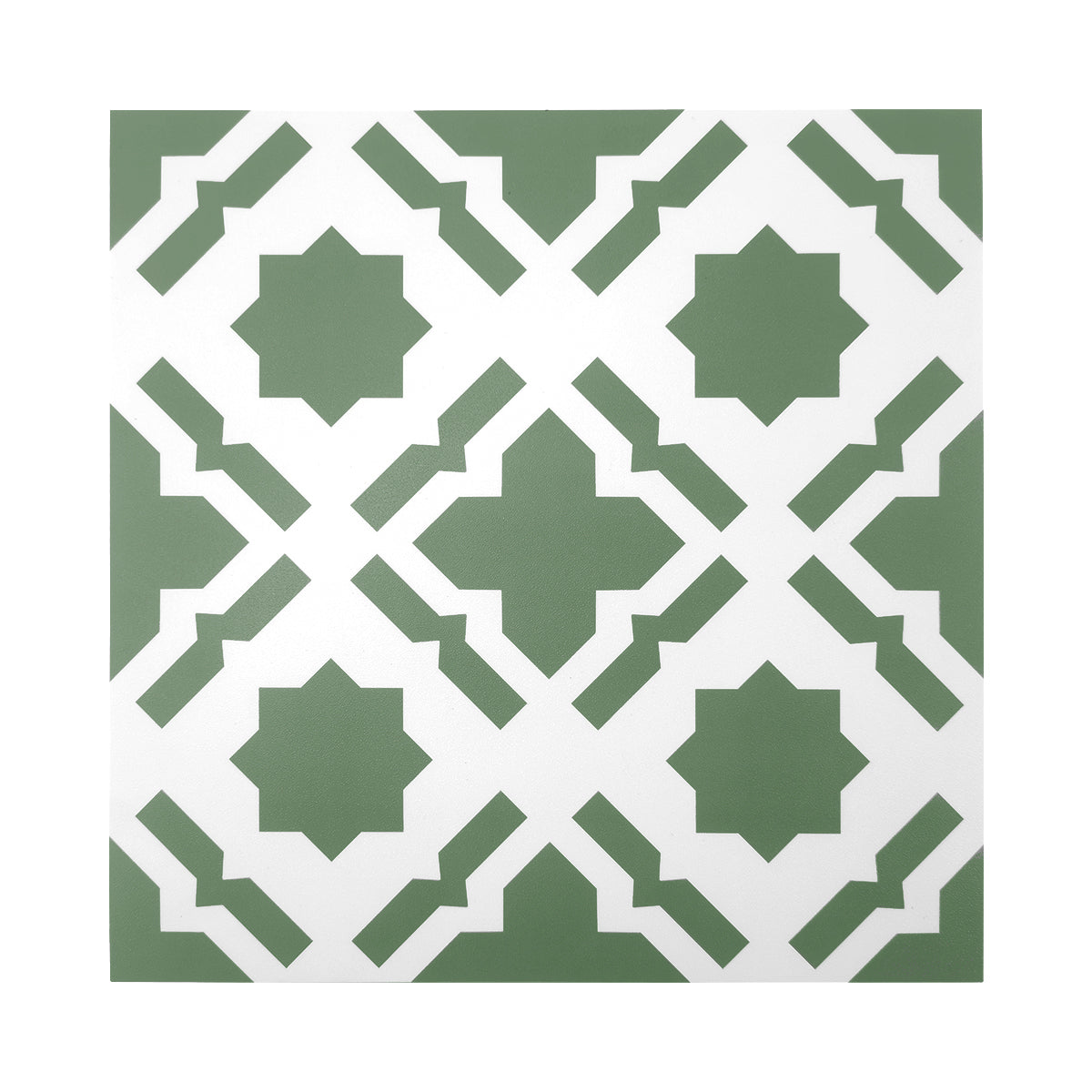 Vinyl Floor Stick on Tile - Sage Star