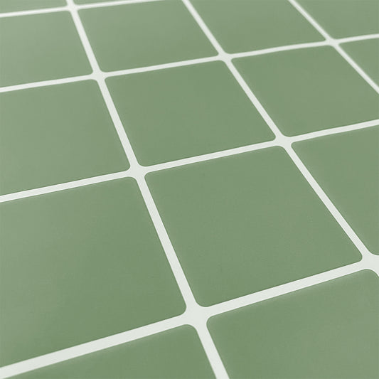 Square Stick on Tile - Matte Sage Green