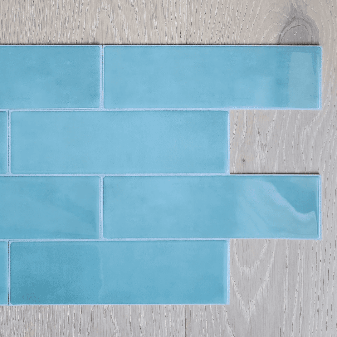 Long Subway Stick on Tile - Eucalyptus Green