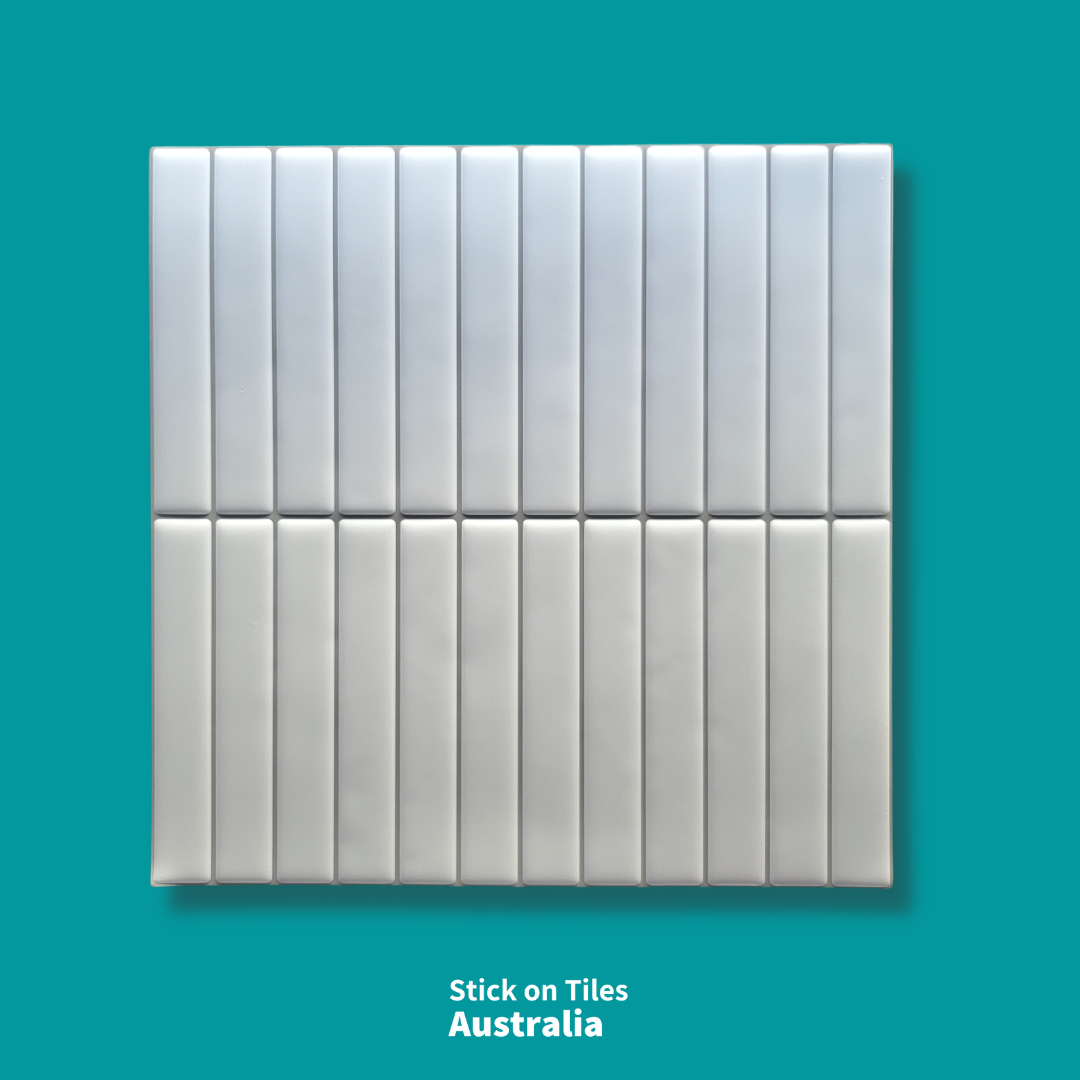 Kit Kat Stick on Tile - White