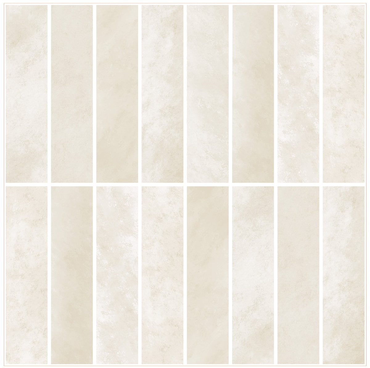 Large Kit Kat Stick on Tile - Ivory Stone