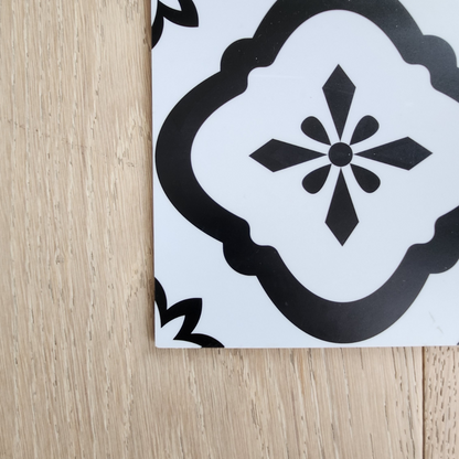 Vinyl Floor Stick on Tile - Flower Sea
