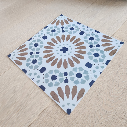 Vinyl Floor Stick on Tile - Mediterranean