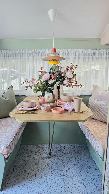 Vinyl Floor Stick on Tile - Soft Pink Terrazzo
