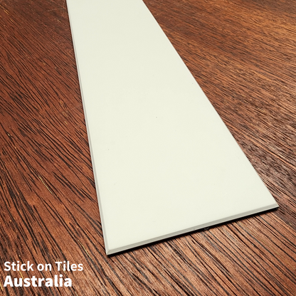 Long Subway Stick on Composite Tile - Matte White
