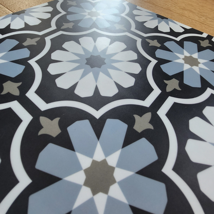 Vinyl Floor Stick on Tile - Moroccan