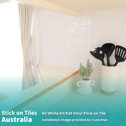Kit Kat Stick on Tile - All White