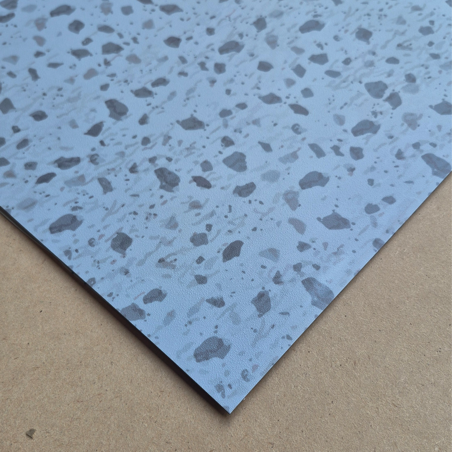 Vinyl Floor Stick on Tile - Grey Terrazzo