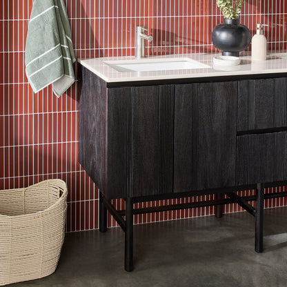 Kit Kat Stick on Tile - Deep Red
