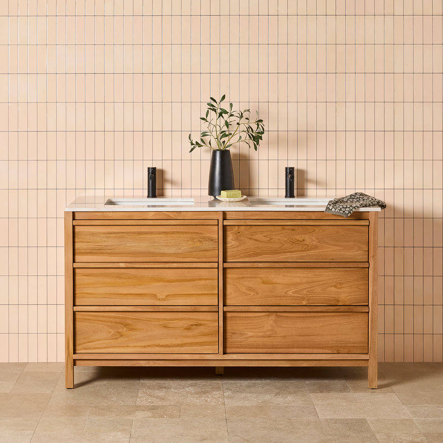 Large Kit Kat Stick on Tile - Butter Terracotta