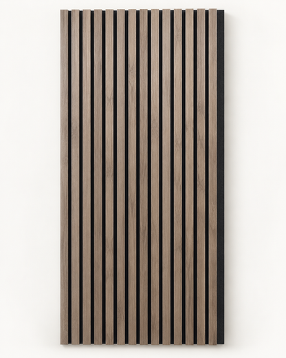 Acoustic Peel & Stick Panels - Light Walnut