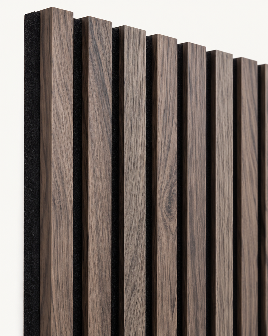 Acoustic Peel & Stick Panels - Walnut