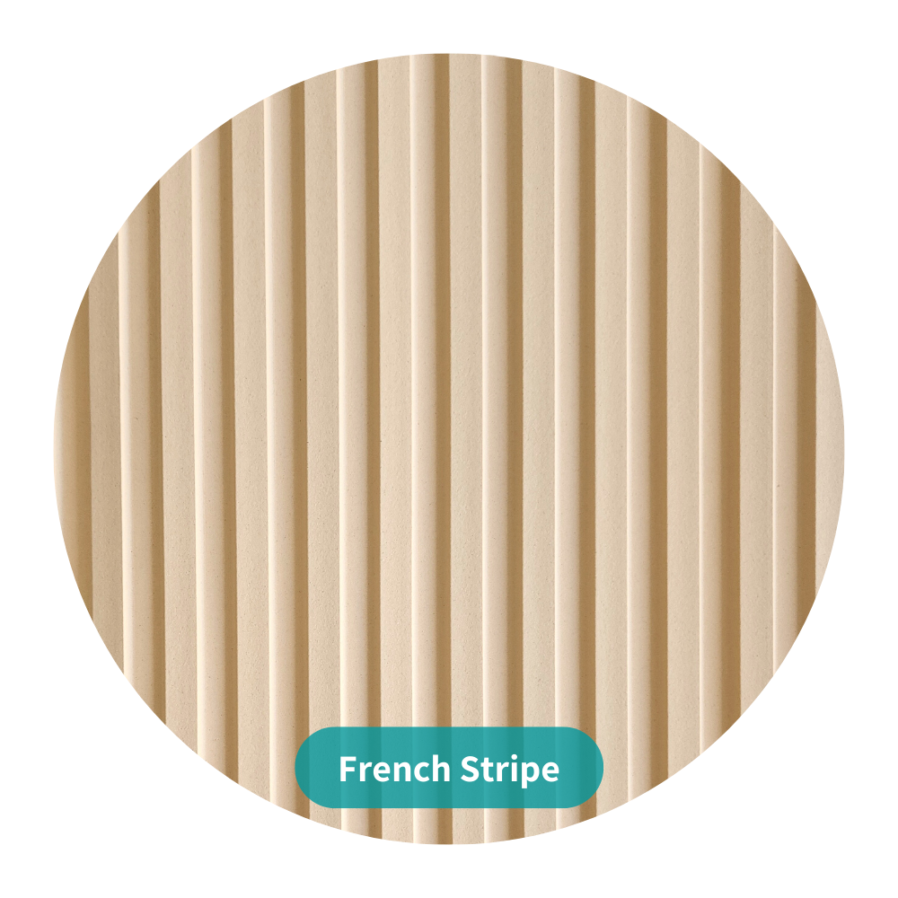 Flexible Wood Roll Panels Large Scallop Stick on Tiles Australia