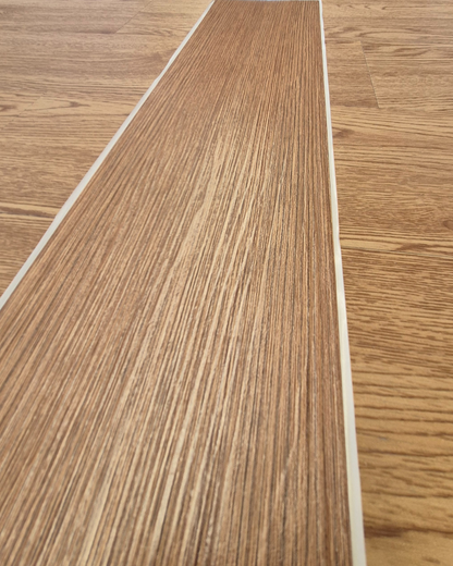 Vinyl Floor Planks Stick on Tile - Chestnut