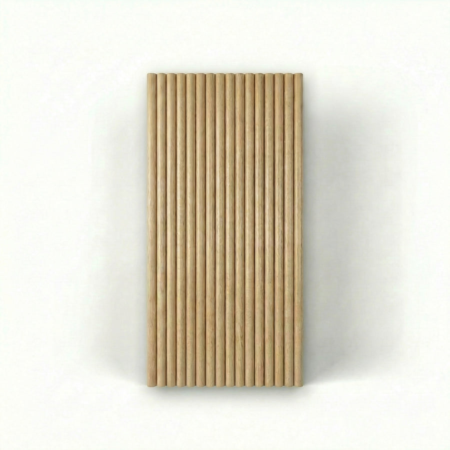 Demi Round Timber Panels - Oak Grain