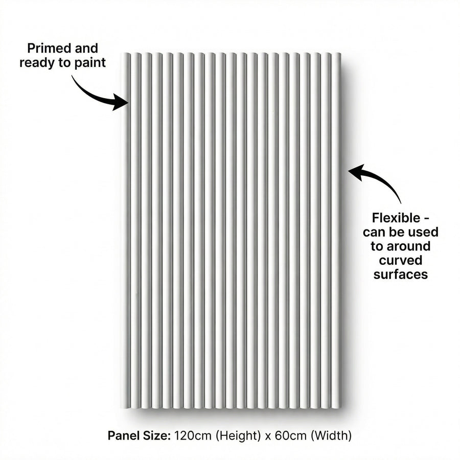 Demi Round Timber Panels - Primed