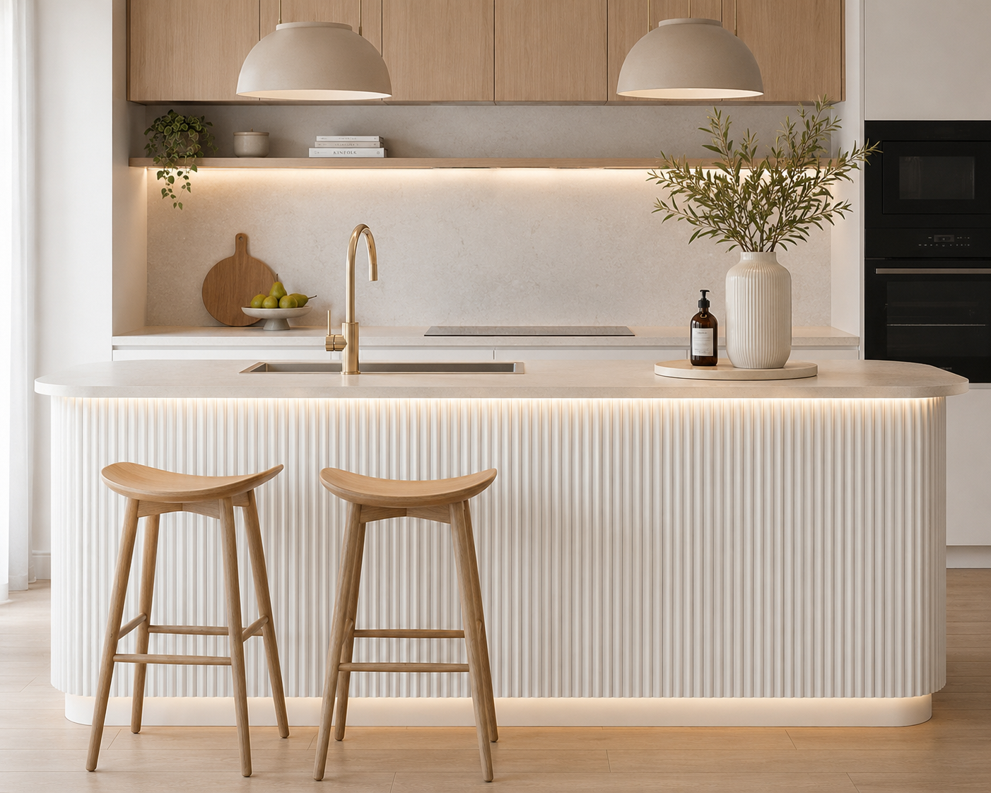 Demi Round Timber Panels - Primed