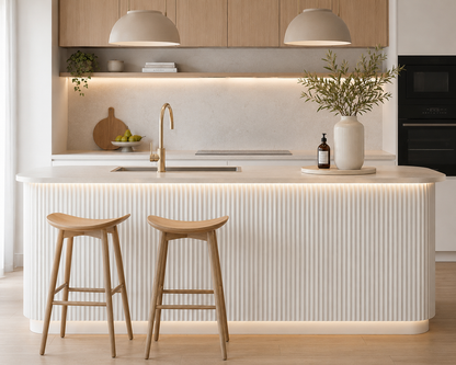 Demi Round Timber Panels - Primed