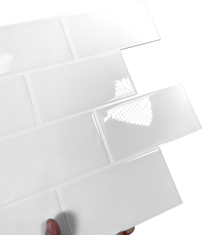 Subway Stick on Tile - White