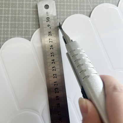 Feather Stick on Tile - All White