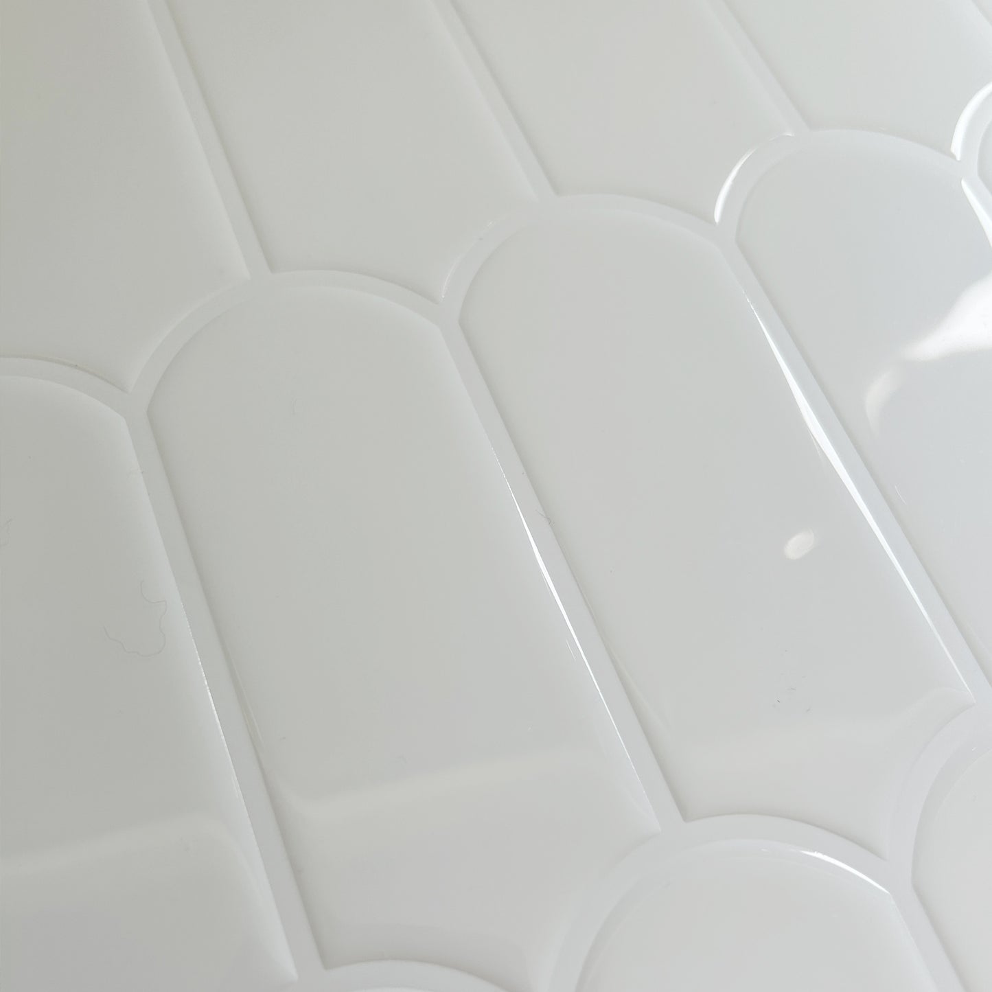 Feather Stick on Tile - All White